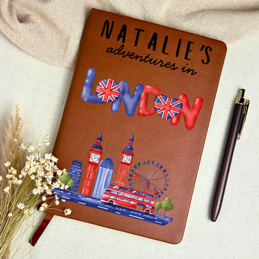 Personalized London Travel Journal