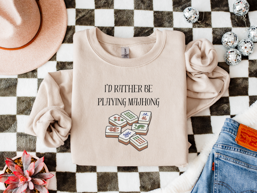 Personalized Mahjong Sweatshirt