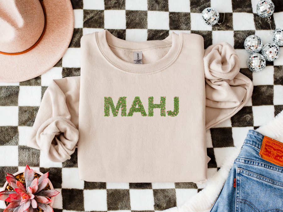 Personalized Mahjong Sweatshirt