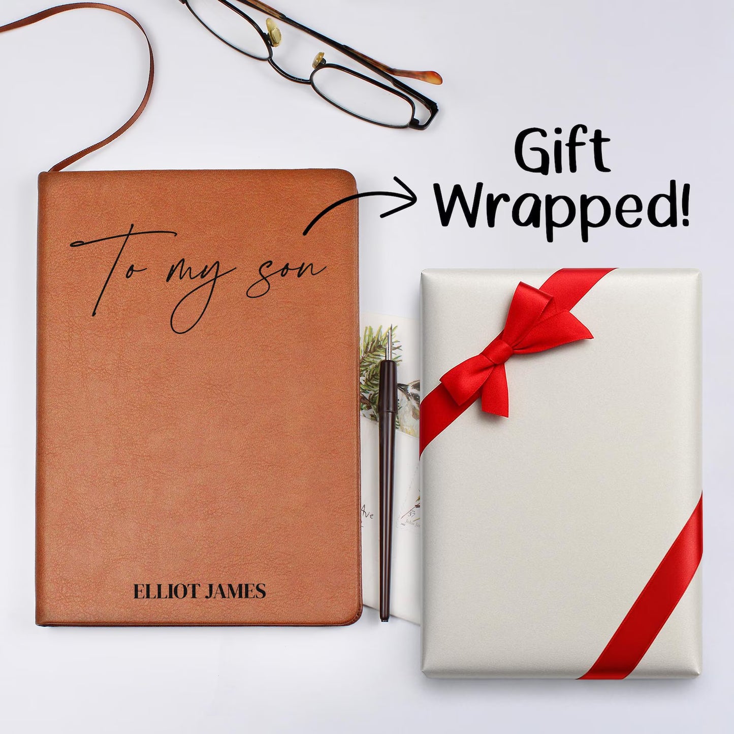 To My Son Personalized Memory Journal